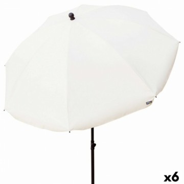 Пляжный зонт Aktive 240 x 230 x 240 cm Bēšs (6 gb.)