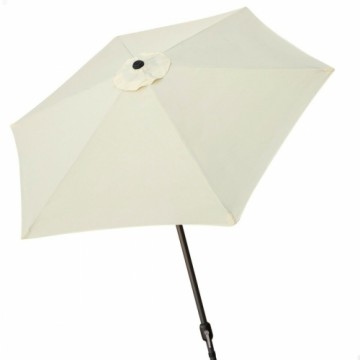 Пляжный зонт Aktive 270 x 235,5 x 270 cm Ø 270 cm Tērauds Alumīnijs Krēmkrāsa