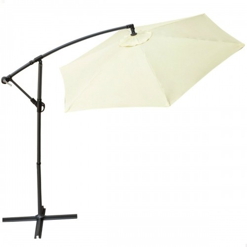 Пляжный зонт Aktive BANANA 270 x 268 x 270 cm Ø 270 cm Alumīnijs Krēmkrāsa image 1