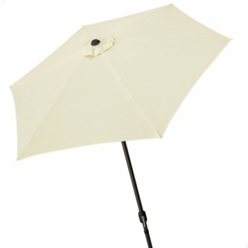 Пляжный зонт Aktive 250 x 235 x 250 cm Alumīnijs Krēmkrāsa
