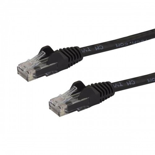 UTP Kategorijas 6 Nelokamo Kabeļu Tīkli Startech Cable de Red Cat6 con Conectores Snagless RJ45 - 30,4m Negro Melns image 1