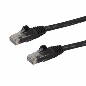 Жесткий сетевой кабель UTP кат. 6 Startech Cable de Red Cat6 con Conectores Snagless RJ45 - 30,4m Negro Чёрный