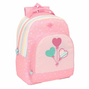 Школьный рюкзак BlackFit8 Globitos Розовый 32 x 42 x 15 cm