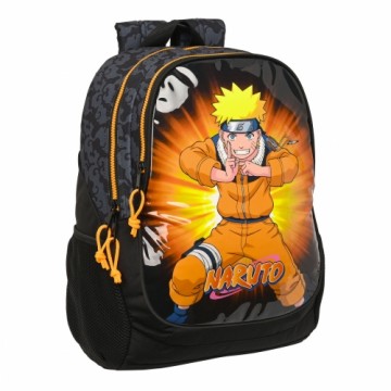 Skolas soma Naruto Melns Oranžs 32 x 44 x 16 cm