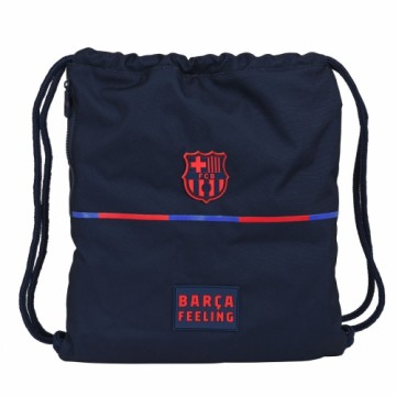 Сумка-рюкзак на веревках F.C. Barcelona Тёмно Синий