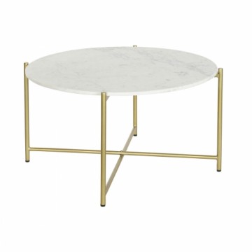 Centrālais galds DKD Home Decor 81 x 81 x 44 cm Marmors Dzelzs