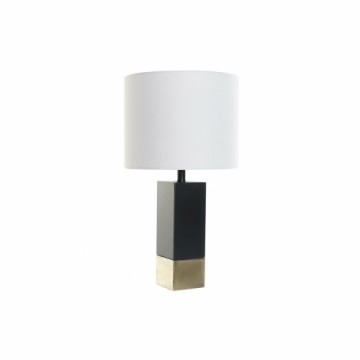Galda lampa DKD Home Decor Melns Bronza Metāls Balts 220 V 36 x 36 x 60 cm 50 W