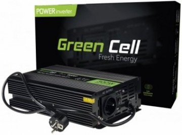 Greencell Green Cell Pure Sine wave Strāvas pārveidotājs  12V to 230V 300W / 600W
