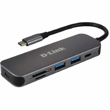 USB Centrmezgls D-Link DUB-2325 Melns