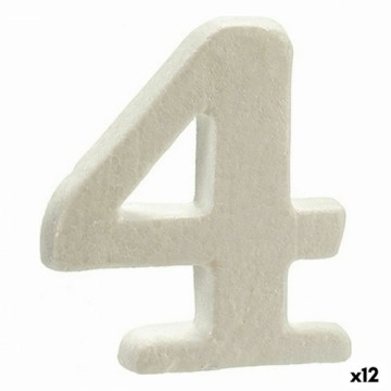 Pincello Номера 4 Белый полистирол 2 x 15 x 10 cm (12 штук)