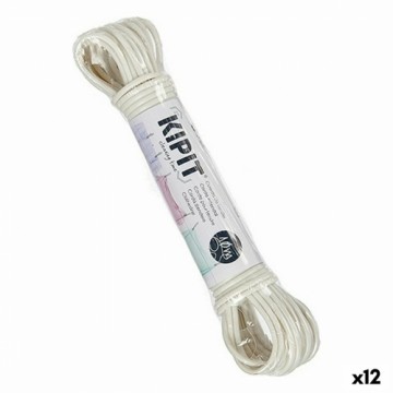 Kipit Нежная веревка Белый PVC 10 m (12 штук)