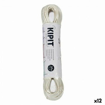 Kipit Нежная веревка 30 m Белый PVC (12 штук)