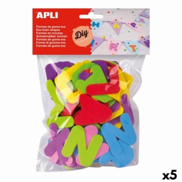 Слова Apli Разноцветный 5 cm Резина Eva (5 штук)