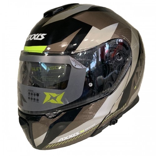Axxis Helmets, S.a. Gecko SV (XXL) B2 Grey ķivere image 1