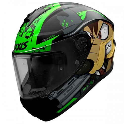 Axxis Helmets, S.a. Draken COSA NOSTRA (L) B6 BlackGreen ķivere image 1