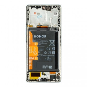 Honor Magic 5 Lite LCD Display + Touch Unit + Front Cover Titanium Silver (Service Pack)