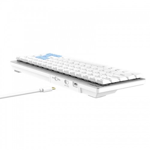 Wireless mechanical keyboard Dareu EK868 Bluetooth (white&blue) image 5