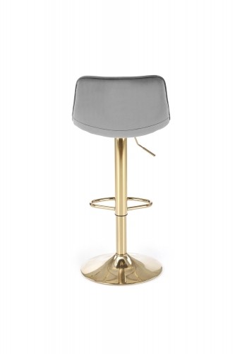 Halmar H120 bar stool, gold / dark grey image 2