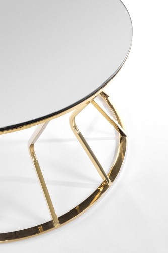 Halmar AFINA, coffee table, mirror / gold image 5