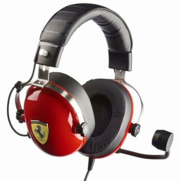 Spēļu Austiņas ar Mikrofonu Thrustmaster T.Racing Scuderia Ferrari Edition-DTS Sarkans