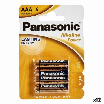 Alkaline baterijas Panasonic LR03 AAA (12 gb.)