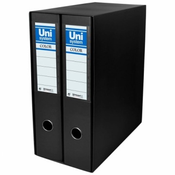 Рычажный картотечный шкаф Unipapel 2 Предметы Чёрный A4 (31,8 x 29 x 7,5 cm)