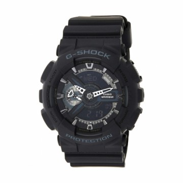 Мужские часы Casio G-Shock CLASSIC Чёрный Серебристый (Ø 55 mm)