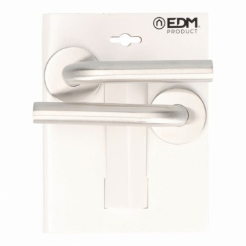 Door handle with rosette EDM 575 Нержавеющая сталь Ø 53 mm