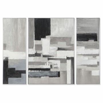 3 attēlu komplekts DKD Home Decor Abstrakts Moderns 140 x 3,5 x 100 cm