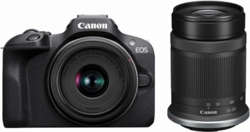 Canon EOS R100 + 18-45 + 55-210mm, black