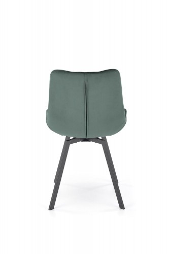 Halmar K519 chair, dark green image 2