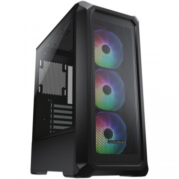 Cougar Gaming Archon 2 Mesh RGB (Black) 385CC50.0001 Case Archon2 Mesh RGB -Black / Mini tower / 3 ARGB fans /TG transparant side window/Black