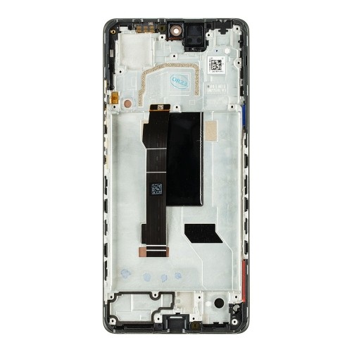 LCD Display + Touch Unit + Front Cover for Xiaomi Redmi Note 12 Pro 5G Black (Service Pack) image 1