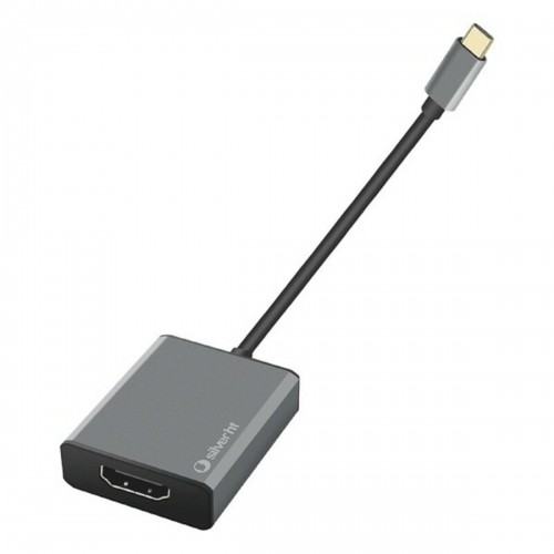 USB C uz HDMI Adapteris Silver Electronics 112001040199 4K image 1