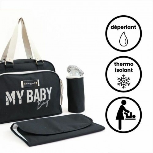 Autiņbiksīšu maiņas soma Baby on Board Simply Babybag Melns image 2