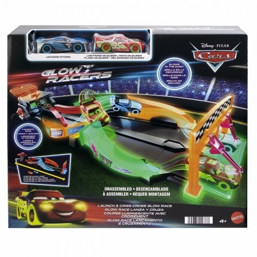 Palaišanas Trase Cars Glow Racers Tumsā Spīdošs image 2