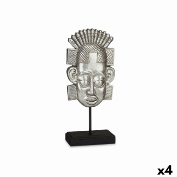 Gift Decor Декоративная фигура Индиец Серебристый 17,5 x 36 x 10,5 cm (4 штук)