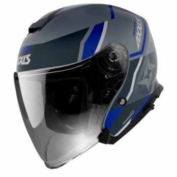 Axxis Helmets, S.a. Mirage SV Damasko (XL) D7 GreyBlueMat ķivere