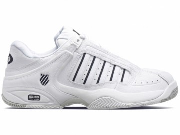 Tennis shoes for men K-SWISS DEFIER RS 175, white/black, outdoor, size UK9,5 (EU 44)
