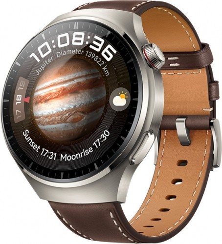 Huawei Watch 4 Pro, silver/brown image 2