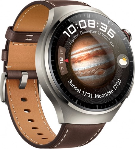 Huawei Watch 4 Pro, silver/brown image 3