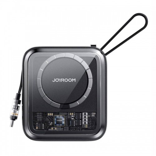 Magnetic Powerbank Joyroom JR-L006 Icy 10000mAh, USB C (Black) image 1