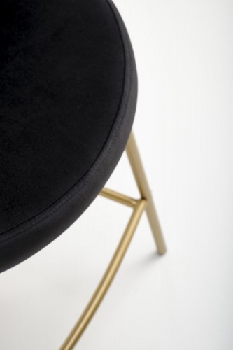 Halmar H113 bar stool, black / white image 5
