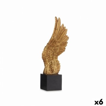 Gift Decor Dekoratīvās figūriņas Spārni Melns Bronza 8 x 33,5 x 13,5 cm (6 gb.)