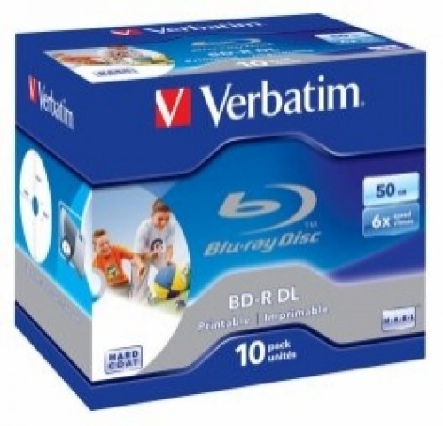 Verbatim BD-R DL Matricas 50 GB / 6x / 10 Pack Jewel image 1