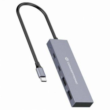 USB-разветвитель Conceptronic HUBBIES13G Серый