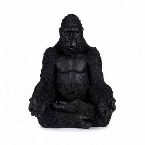 Gift Decor Dekoratīvās figūriņas Gorilla Yoga Melns 19 x 26,5 x 22 cm (4 gb.) image 2