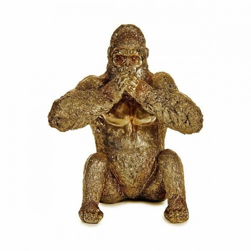 Gift Decor Dekoratīvās figūriņas Gorilla Yoga Bronza 11 x 18 x 16,2 cm (12 gb.) image 2