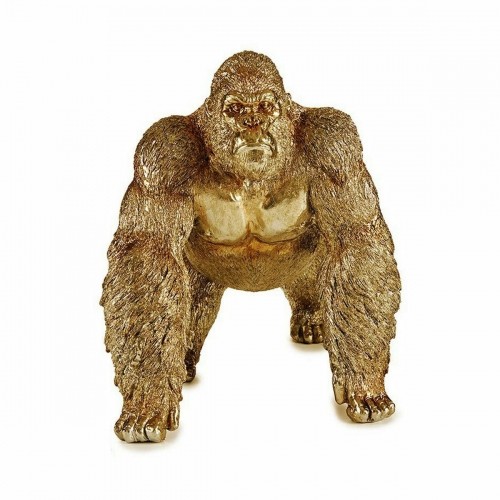 Gift Decor Dekoratīvās figūriņas Gorilla Bronza 20 x 27,5 x 34 cm (2 gb.) image 2