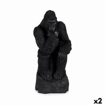 Gift Decor Dekoratīvās figūriņas Gorilla Melns 20 x 45 x 20 cm (2 gb.)